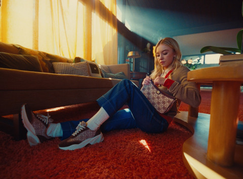 Still from Tory Burch x Sydney Sweeney